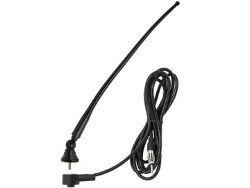 АВТОМОБИЛЬНАЯ АНТЕННА FM AM, РЕГУЛИРУЕМАЯ, ИЗГИБАЮЩАЯ, 37 см