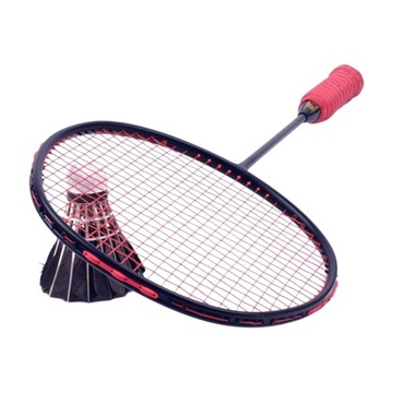 .Badminton Racquet Professional Black+Red