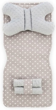 КОВРИК ДЛЯ КОЛЯСКИ + РЕМНИ 4в1 ЗВЕЗДЫ