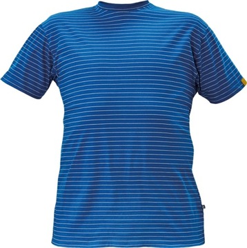 T-shirt roboczy ESD włókna antystatyczne blue XXL