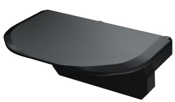 Черная круглая боковая заглушка для встраиваемого профиля LUMINES B под дерево