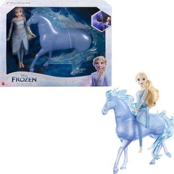 FROZEN LALKA ELSA + KOŃ NOKK Disney MATTEL