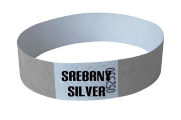 Бумажные браслеты Tyvek для вечеринки, 100 шт.