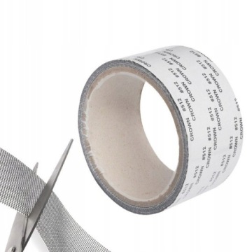 2X ВОДОНЕПРОНИЦАЕМАЯ САМОКЛЕЯЩАЯСЯ РЕМОНТНАЯ ЛЕНТА ДЛЯ МОСКИТНОЙ СЕТКИ ПРОТИВ НАСЕКОМЫХ 1м