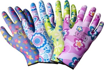 Женские прочные перчатки для садовых работ, 12 пар.