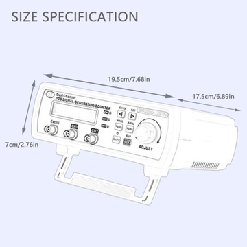 MHS-5206A 6 МГц DDS двухканальный функциональный генератор