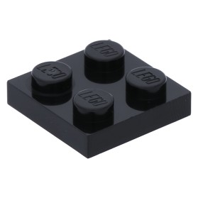 Lego 3022 302226 płytka 2x2 czarny 1szt BOX1