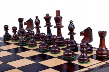 БОЛЬШИЕ ОЛИМПИЙСКИЕ ДЕРЕВЯННЫЕ ШАХМАТЫ (42х42см)