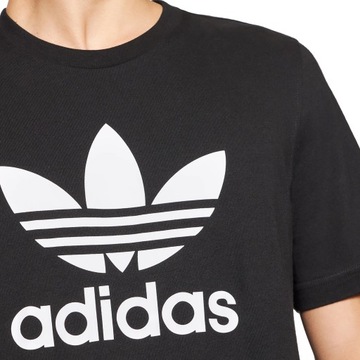 Koszulka sportowa Adidas TREFOIL T-SHIRT CZARNY BIAŁY