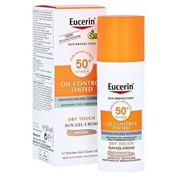 EUCERIN SUN OIL CONTROL TINTED SPF 50+ (SUN GEL-CR
