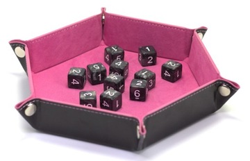 НАБОР ИЗ 2 КУБИКОВ CARBON SOULS RPG DICE 1,6 СМ
