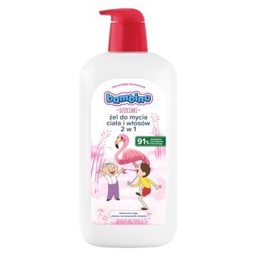 BAMBINO DZIECIAKI Żel do kąpieli dla dzieci 2w1 do ciała i włosów 1000ml
