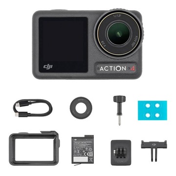 KAMERA SPORTOWA DJI OSMO ACTION 4 STANDARD COMBO ZESTAW 4K/120FPS HD GPS