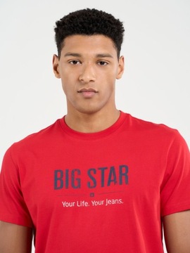 T-shirt męski okrągły dekolt Big Star rozmiar L
