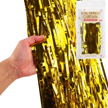 ФОЛЬГА ШТОРА ЗОЛОТО УКРАШЕНИЕ НОВЫЙ ГОД СВАДЕБНЫЙ ФОН ФОТОКАБИНА НОВЫЙ ГОД