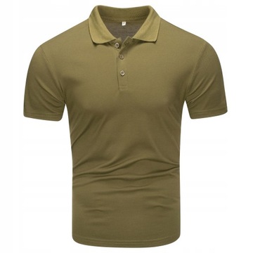 T80 r. L MĘSKA KOSZULKA POLO GŁADKA POLÓWKA