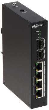 SWITCH PRZEMYSŁOWY POE PFS3206-4P-96 4-PORTOWY + 2 x SFP DAH
