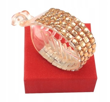 SPINKA DO WŁOSÓW HAIR CUFF MORELOWA KRYSZTAŁKI