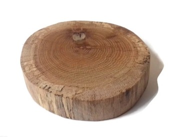 Dąb olejowany 8-10 / 2 cm Plaster drewna krążki dębowe