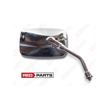 Зеркала мотоциклетные хромированные М10, большое стекло.