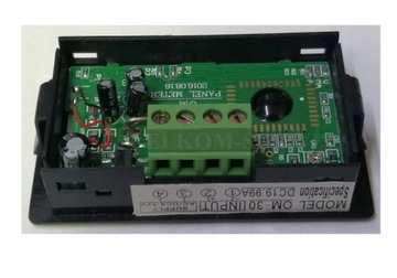 ПАНЕЛЬНЫЙ ИЗМЕРИТЕЛЬ ЦИФРОВОЙ АММЕТР 20А ПОСТОЯННОГО ТОКА ЧАСТЬ ЖК-дисплея