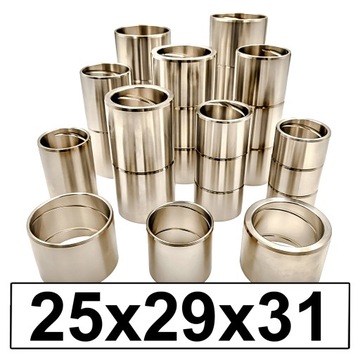 ŁOŻYSKO ŚLIZGOWE TULEJA MOSIĘŻNA PBM E60 25x29x31