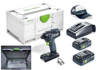 TID18 4,0 I-Plus AKU ZAKRĘTARKA UDAROWA FESTOOL 576482 + gadżety