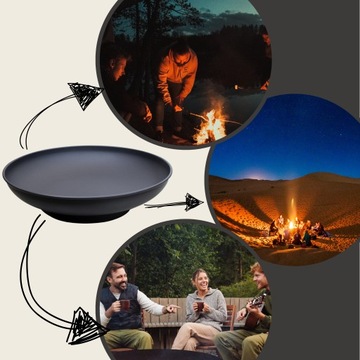 ROMA САДОВАЯ ПЕЧЬ 60 СМ ДЛЯ ГРИЛЯ, ЧЕРНАЯ СТАЛЬНАЯ КОЛОНКА