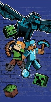 SZYBKOSCHNĄCY RĘCZNIK MINECRAFT SMOK ENDU 70x140