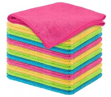 10x MIĘKKA ŚCIERKA PACLAN ŚCIERECZKA Z MIKROFIBRY DUŻA 30x40cm MEGA JAKOŚĆ