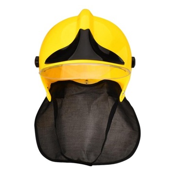 Dziecięcy kask strażacki Kask strażacki dla chłopców i dziewcząt w kolorze żółtym