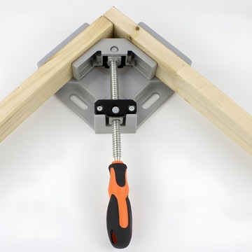 ЗАЖИМ УГЛОВОЙ ЗАЖИМ УГЛОВОЙ ТИСКИ УГОЛ 90 МОНТАЖНАЯ МЕТАЛЛИЧЕСКАЯ РУЧКА