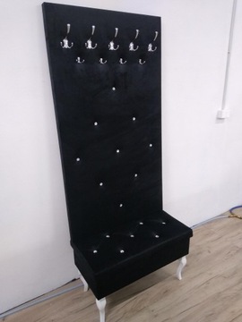 Мягкая вешалка Glamour + скамейка-пуф 175x110см
