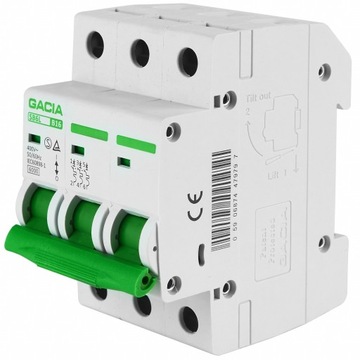 B 16A 3-ФАЗНЫЙ ВЫКЛЮЧАТЕЛЬ МАКСИМАЛЬНОГО ТОКА, ПРЕДОХРАНИТЕЛЬ БРЮКИ