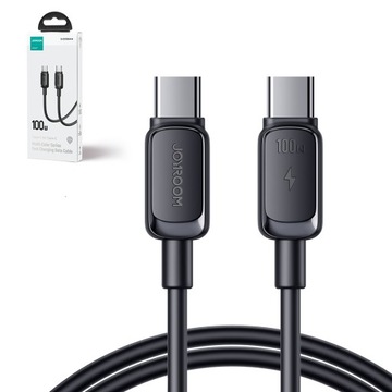 KABEL DO SZYBKIEGO ŁADOWANIA USB C - USB C 100W JOYROOM TRANSMISJA 1,2M