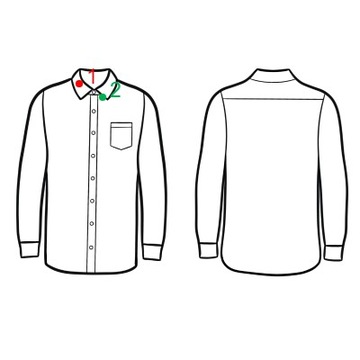 РУБАШКА ЖЕНСКАЯ С РЕБЯТКАМИ, БЕЛАЯ CLASSIC L 1XMI