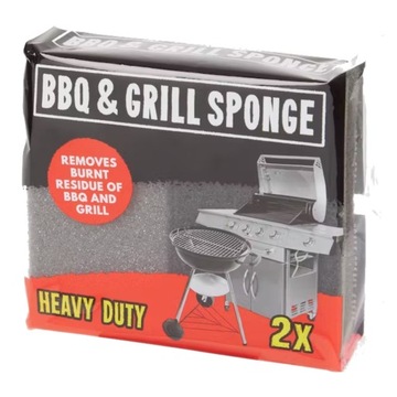 НАБОР ДЛЯ ЧИСТКИ ГРИЛЯ 2x ГУБКА ДЛЯ ТИТАНОВОЙ ЖИДКОЙ ЩЕТКИ