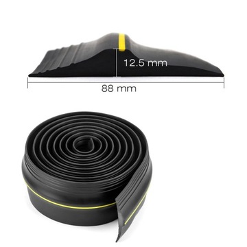 Uszczelka garażowa próg do bramy 12,5x86 mm - 3 m
