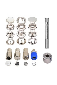 Zestaw Napy Zatrzaski 100szt. -9,5mm +4szt. Matryce +Narzędzie Ręczne DIY