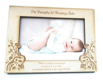 Ramka ze zdjęciem dla dziadka i babci z życzeniami