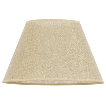 Złoty abażur do lampy podłgowej 6S 20/40/24 abażur do lampy złoty len