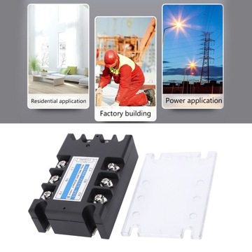 3-FAZOWY PRZEKAŹNIK PÓŁPRZEWODNIKOWY SSR-3 D4840 AC/DC 40A