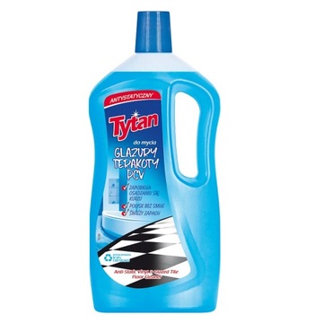 PŁYN DO MYCIA GLAZURY, TERAKOTY, PCV Tytan 1kg