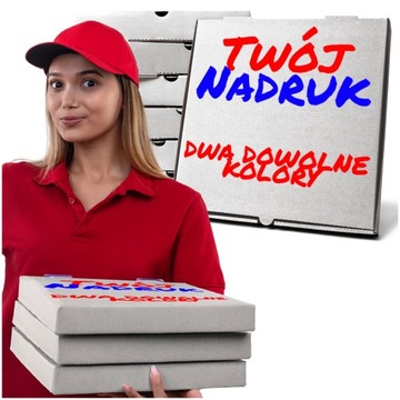 Kartony Do Pizzy Własne Logo 31x31 dwukolorowe