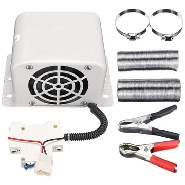 Elektryczny grzejnik samochodowy 600 W DC 12 V Wentylator grzewczy Odmgławiacz Odmrażacz Cieplej