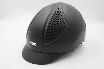 Шлем для верховой езды UVEX Exxential II черный матовый, размер S/M 55-57см