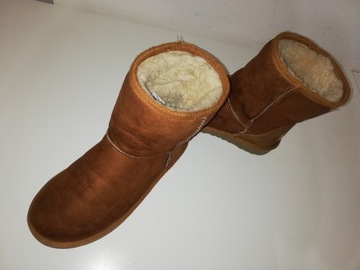 Skórzane zimowe buty UGG Australia. Rozmiar 38.