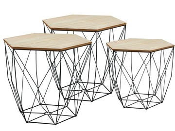 Металлический журнальный столик из проволоки M Retro Basket LOFT