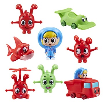 Mega Morphle Figure & Vehicle Pack, preschool scaled figures, push along mo