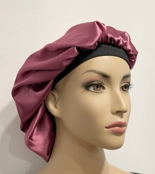 Шапочка из польского атласа, кудри афро-локоны